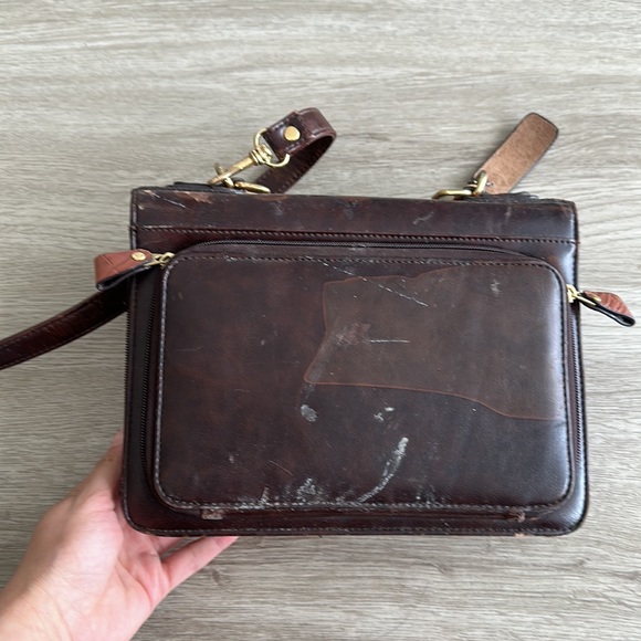 BERE ROSE vintage cross body bad with multiple pockets - Picture 3 of 6